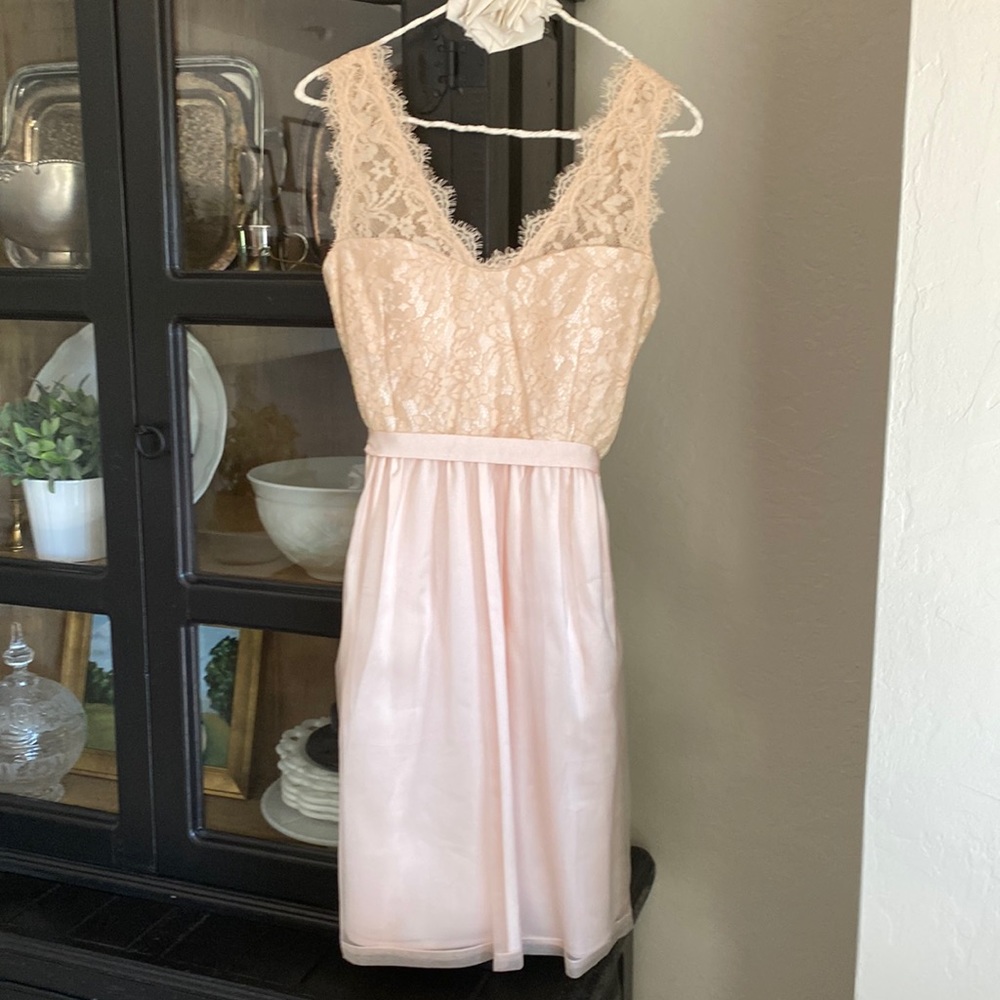 Anthropologie BHLDN Blush Dress